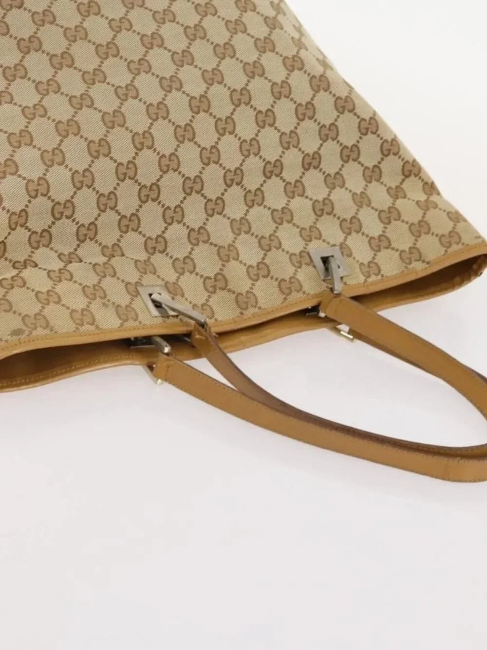 GUCCI GG Canvas Guccissima Bag Suede Nylon 4 Set Beige Black Pink Auth
